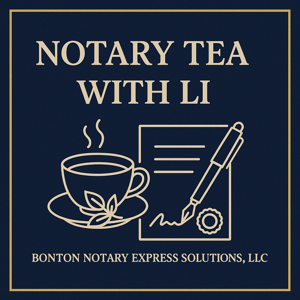 Power of Attorney Explained | Notary Tea with Li – Bonton Notary